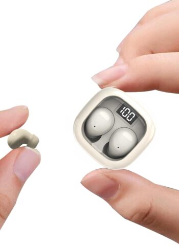 Smallest Invisible Mini Earbuds Wireless Bluetooth, Low Profile Micro Tiny Discreet Hidden Earbuds for Work, Small Headphones, Invisible Sleep Wireless Earphone IPX5 Waterproof for Small Ear Canals