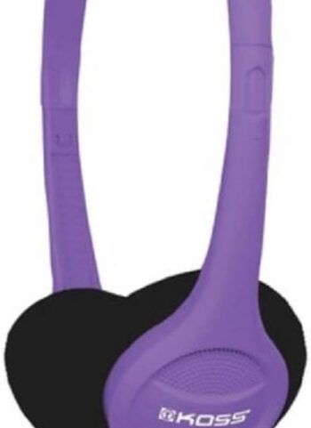 Koss KPH7V Portable On-Ear Headphone with Adjustable Headband - Violet